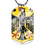 Coat Of Arms Of Germany Washed Dog Tag (Two Sides)