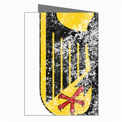 Coat Of Arms Of Germany Washed Greeting Cards (Pkg of 8) from ArtsNow.com Right