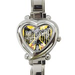 Coat Of Arms Of Germany Washed Heart Italian Charm Watch