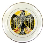 Coat Of Arms Of Germany Washed Porcelain Plate