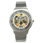 Coat Of Arms Of Germany Washed Stainless Steel Watch