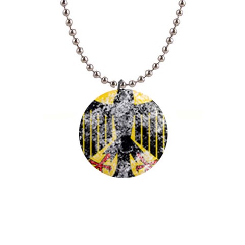 Coat Of Arms Of Germany Washed 1  Button Necklace from ArtsNow.com Front