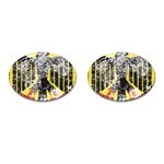 Coat Of Arms Of Germany Washed Cufflinks (Oval)