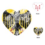 Coat Of Arms Of Germany Washed Playing Cards Single Design (Heart)
