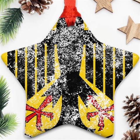 Coat Of Arms Of Germany Washed Star Ornament (Two Sides) from ArtsNow.com Front