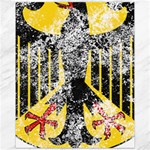 Coat Of Arms Of Germany Washed Canvas 11  x 14 