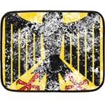 Coat Of Arms Of Germany Washed Fleece Blanket (Mini)