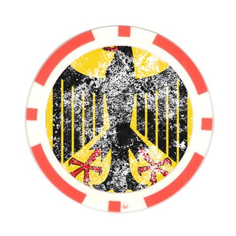 Coat Of Arms Of Germany Washed Poker Chip Card Guard (10 pack) from ArtsNow.com Front