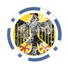 Coat Of Arms Of Germany Washed Poker Chip Card Guard (10 pack) from ArtsNow.com Front