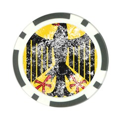 Coat Of Arms Of Germany Washed Poker Chip Card Guard (10 pack) from ArtsNow.com Back