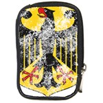 Coat Of Arms Of Germany Washed Compact Camera Leather Case