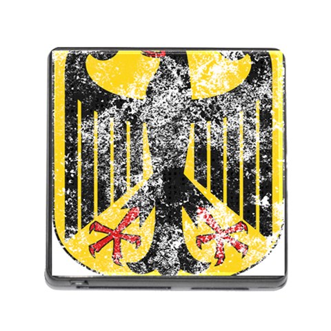 Coat Of Arms Of Germany Washed Memory Card Reader (Square 5 Slot) from ArtsNow.com Front