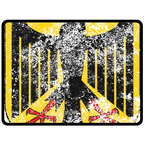 Coat Of Arms Of Germany Washed Fleece Blanket (Large) from ArtsNow.com 80 x60  Blanket Front