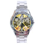 Coat Of Arms Of Germany Washed Stainless Steel Analogue Watch