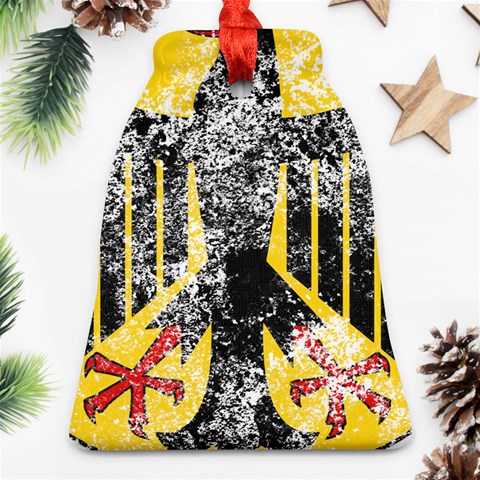 Coat Of Arms Of Germany Washed Bell Ornament (Two Sides) from ArtsNow.com Back