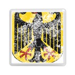 Coat Of Arms Of Germany Washed Memory Card Reader (Square)