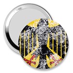 Coat Of Arms Of Germany Washed 3  Handbag Mirror