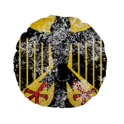 Coat Of Arms Of Germany Washed Standard 15  Premium Round Cushion  from ArtsNow.com Front