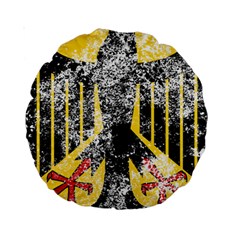 Coat Of Arms Of Germany Washed Standard 15  Premium Round Cushion  from ArtsNow.com Back