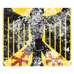 Coat Of Arms Of Germany Washed Double Sided Flano Blanket (Small) from ArtsNow.com 50 x40  Blanket Back