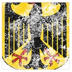 Coat Of Arms Of Germany Washed Large Satin Scarf (Square)