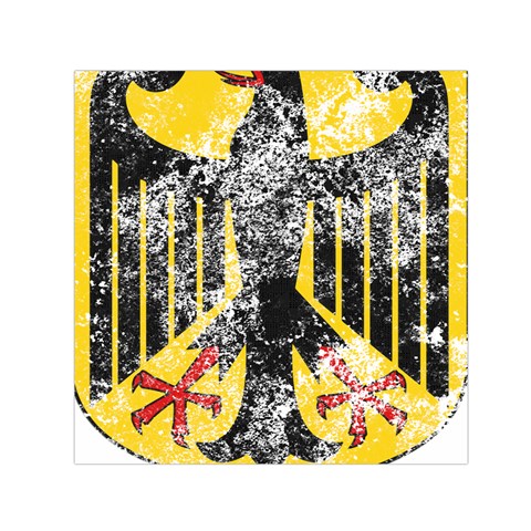 Coat Of Arms Of Germany Washed Small Satin Scarf (Square) from ArtsNow.com Front