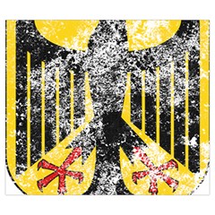 Coat Of Arms Of Germany Washed Zipper Large Tote Bag from ArtsNow.com Front