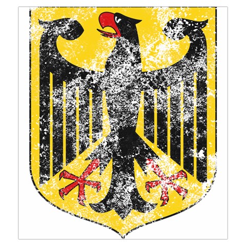Coat Of Arms Of Germany Washed Drawstring Pouch (XXL) from ArtsNow.com Front
