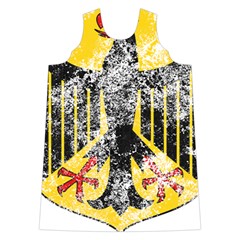 Coat Of Arms Of Germany Washed Shoulder Cutout Velvet One Piece from ArtsNow.com Front