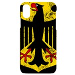 Coat Of Arms Of Germany Washed iPhone X/XS Black UV Print Case