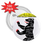 Coat Of Arms Of Berlin 2.25  Button (100 pack)
