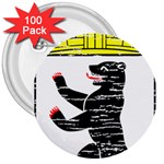 Coat Of Arms Of Berlin 3  Button (100 pack)