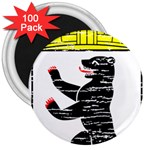 Coat Of Arms Of Berlin 3  Magnet (100 pack)