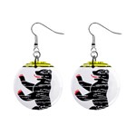 Coat Of Arms Of Berlin 1  Button Earrings