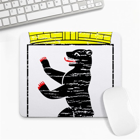 Coat Of Arms Of Berlin Large Mousepad from ArtsNow.com Front