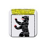 Coat Of Arms Of Berlin Rubber Coaster (Square)