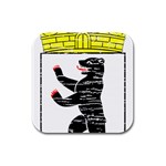 Coat Of Arms Of Berlin Rubber Square Coaster (4 pack)