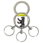 Coat Of Arms Of Berlin 3-Ring Key Chain