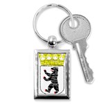 Coat Of Arms Of Berlin Key Chain (Rectangle)