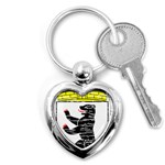 Coat Of Arms Of Berlin Key Chain (Heart)