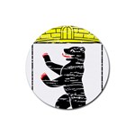 Coat Of Arms Of Berlin Rubber Round Coaster (4 pack)