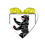 Coat Of Arms Of Berlin Magnet (Heart)