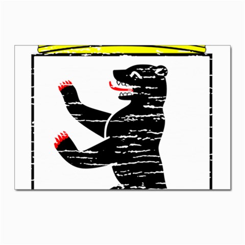 Coat Of Arms Of Berlin Postcard 4 x 6  (Pkg of 10) from ArtsNow.com Front