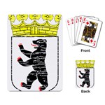 Coat Of Arms Of Berlin Playing Cards Single Design (Rectangle)