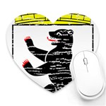 Coat Of Arms Of Berlin Heart Mousepad