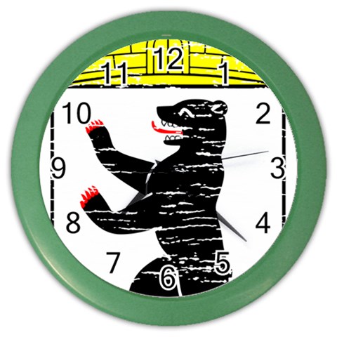 Coat Of Arms Of Berlin Color Wall Clock from ArtsNow.com Front