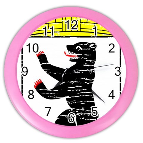 Coat Of Arms Of Berlin Color Wall Clock from ArtsNow.com Front