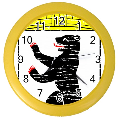 Coat Of Arms Of Berlin Color Wall Clock from ArtsNow.com Front
