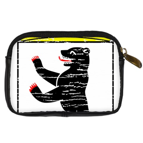 Coat Of Arms Of Berlin Digital Camera Leather Case from ArtsNow.com Back