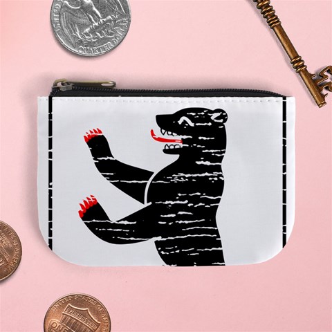 Coat Of Arms Of Berlin Mini Coin Purse from ArtsNow.com Front